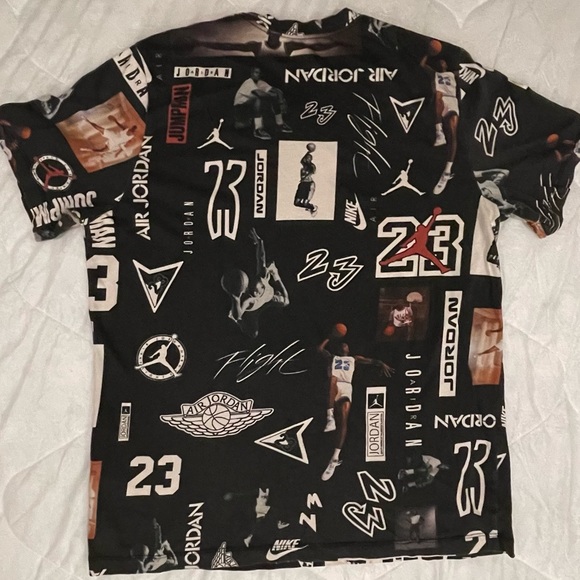 Jordan All Over Jump Man T-Shirt L Air Jordan - Picture 4 of 5